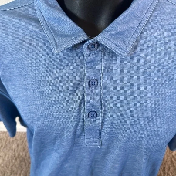 Men’s used blue size XXL Travis Mathew polo shirt 2XL - Picture 2 of 4